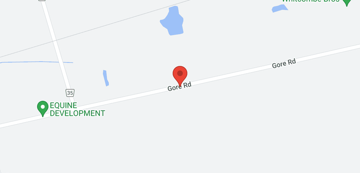 map of 1984 GORE Road